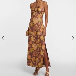 SIR. Josefina floral linen midi dress - size 6